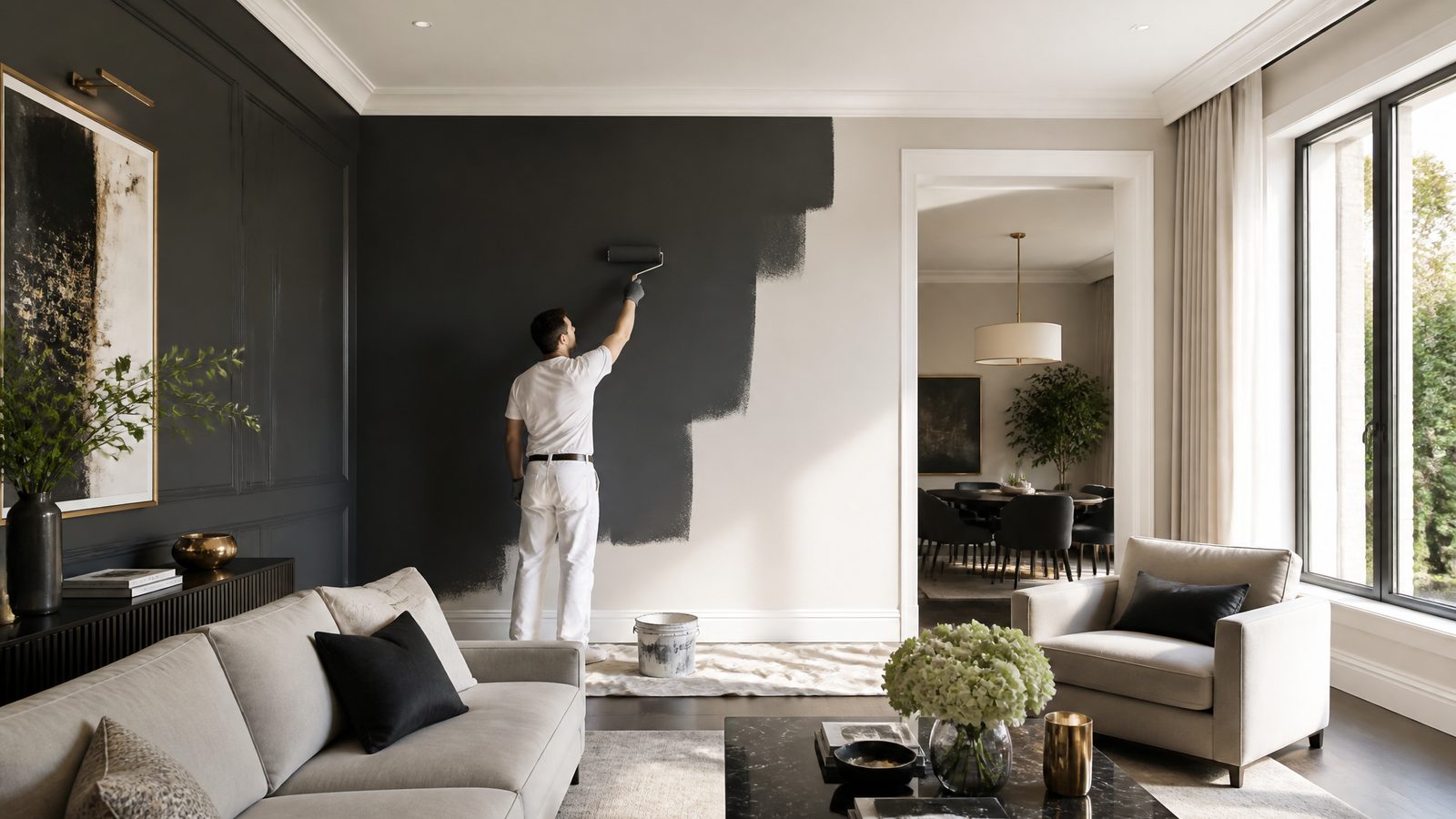 Interior of a Sydney home finished by SFG Painting